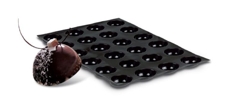 FP-01489 FLEXIPAN® ORIGINE DEMI SPHERE 60X40CM 48EMP Ø4,2CM H2,1CM VOL 20ML