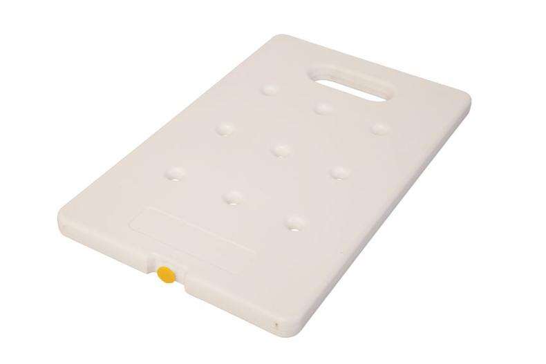 PLAQUE EUTECTIQUE BLANCHE GN1/1 53X32.5CM  -21C° BOUCHON JAUNE