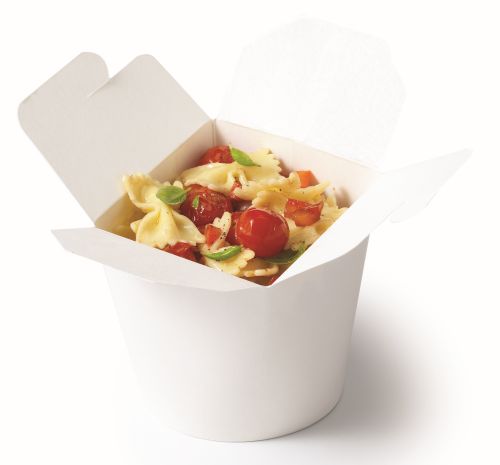 750ML RESEALABLE WHITE PASTA CONE 25PC FOST PLUS INCLUDED