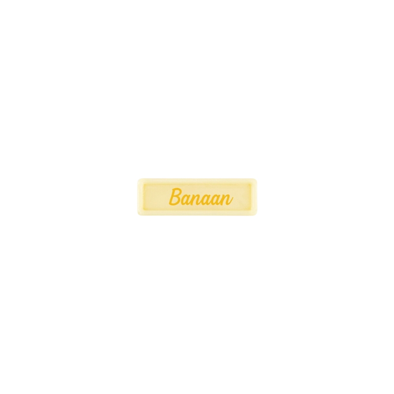 2002461 BANAAN PLATE 3.8X1.2 CM 300PCS ***S/CDE***