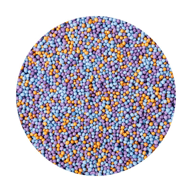1061250 NONPAREIL MIX LILA, BABYBLAUW EN GOUD 850GR