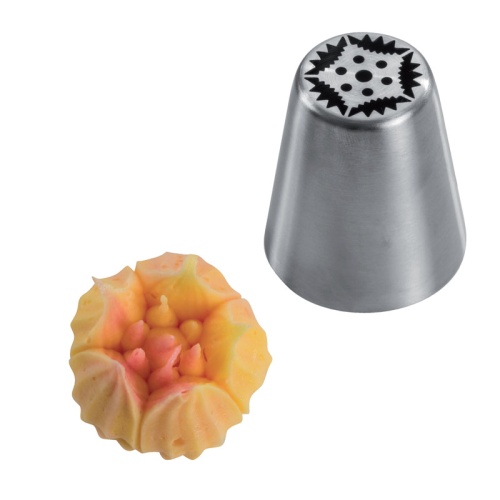 STAINLESS STEEL ICING NOZZLE FLEUR STAR BX0057