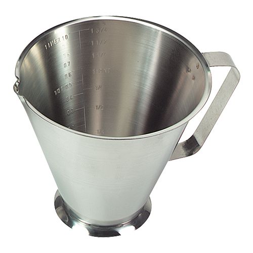 STAINLESS STEEL MEASURE GRADUATED WITH HANDLE 1.0L
