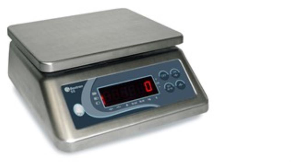BAXTRAN WEEGSCHAAL RVS 3KG-0,2GR SCHAAL 23X19CM WATERDICHT -IP67 - 260517