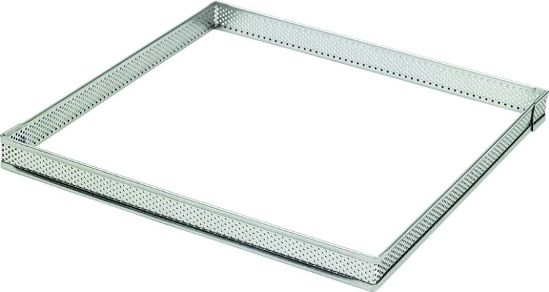 PERFORATED STAINLESS STEEL SQUARE 10X10 HT 2CM