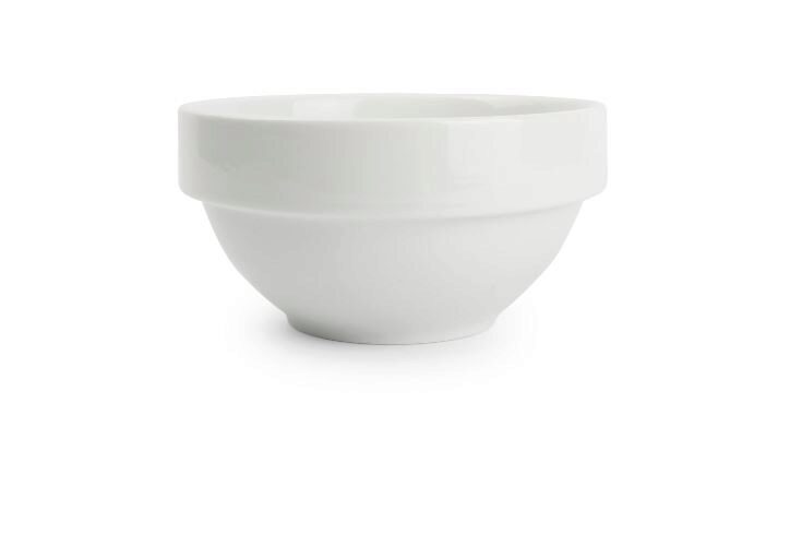 BONBISTRO STACKABLE BOWL 13.5xH6.5CM 50CL WHITE PORCELAIN - 703201