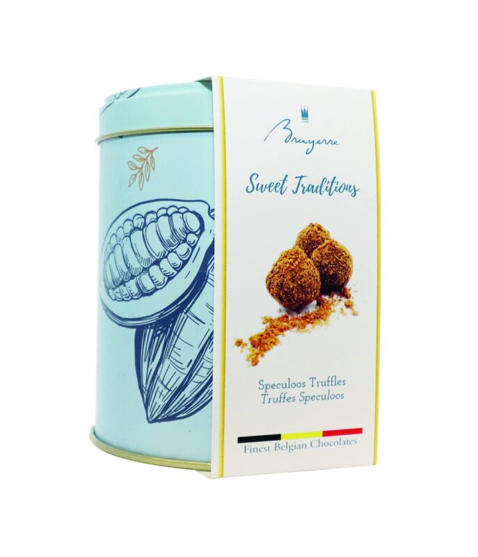 BRUYERRE BOITE METAL TRUFFES SPECULOOS 100GR 8X100GR