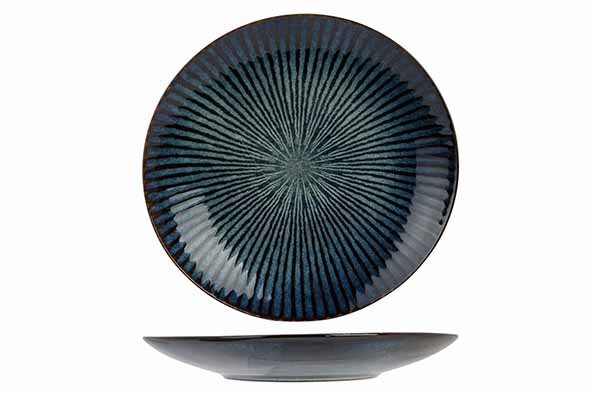 C&T ATLANTIS STRIPE ASSIETTE 27.5XH3.6CM - 8564028