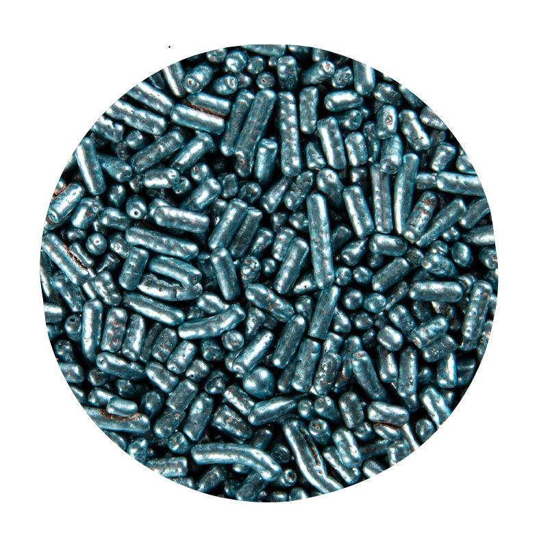*FF*1057480 SUIKERSTICKS METALLIC BLAUW 500GR ***S/CDE***