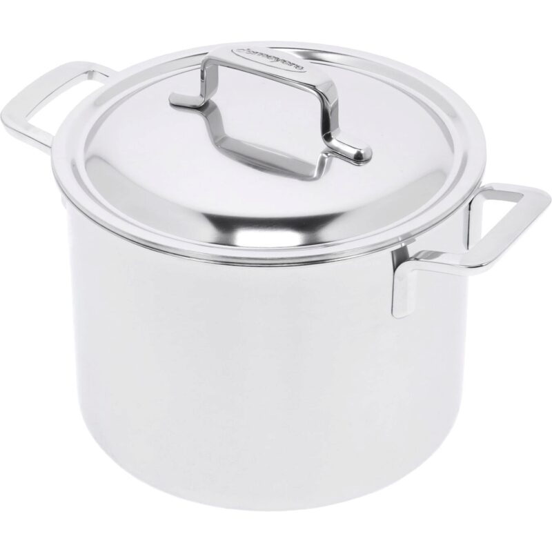 DEMEYERE INTENSE 5 TALL STOCKING POT WITH LID 24CM - 8.0L - 40394