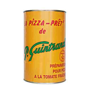 PIZZA PRÊT TOMATENBEREIDING VOOR PIZZA'S 5/1 F981 5KG = BLIKJE