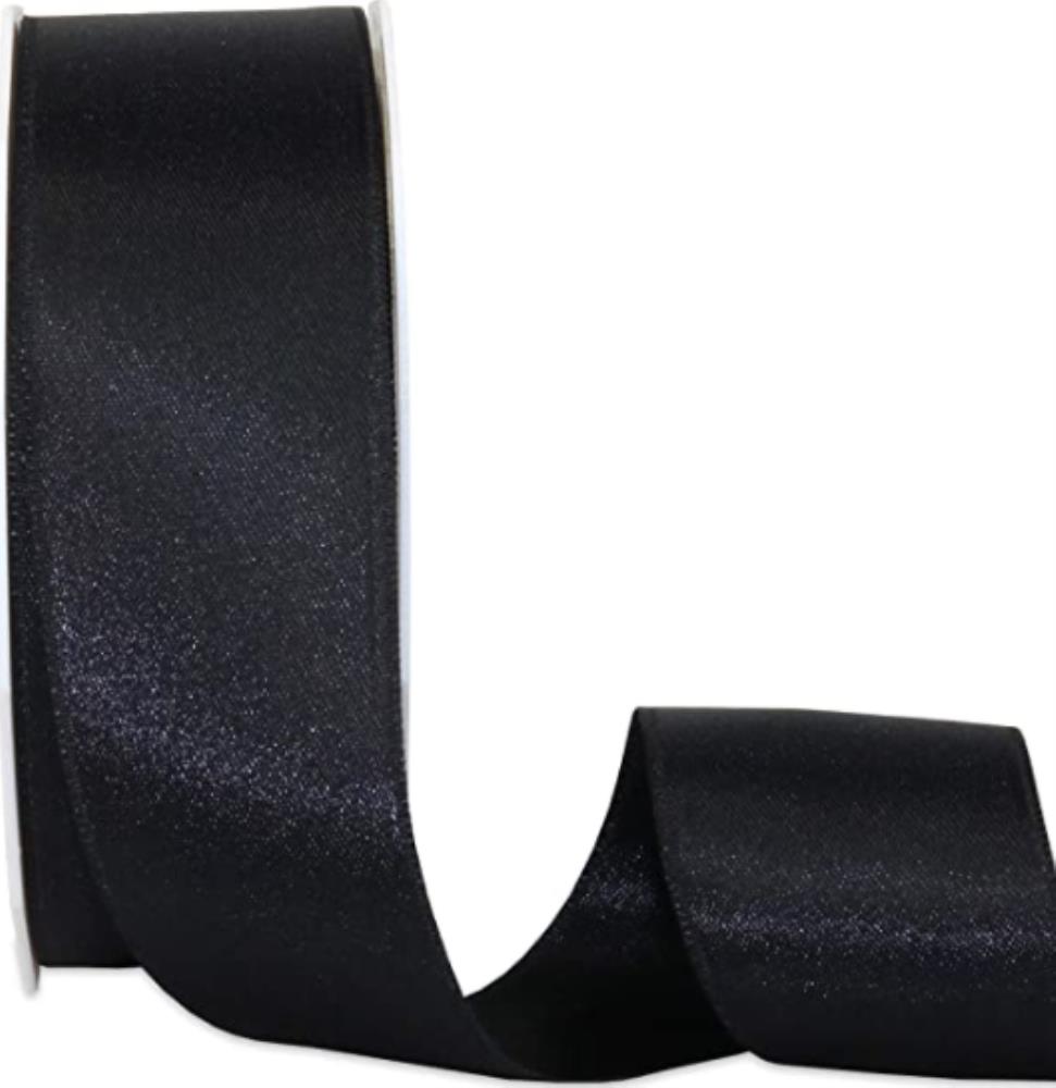 RUBAN FRENCH KISS NOIR 25MM X 50M