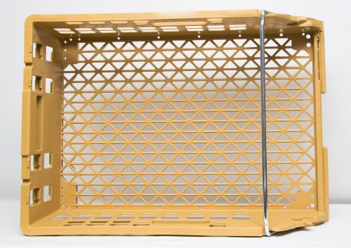 BREAD CONTAINER WITH HANDLE 700X495 WA700H190MM BEIGE TRANSPORT/PC