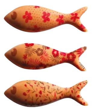 061062 PCB SARDINES CBC LAURA 3 DESIGNS 6X2 CM 112PCES ***S/CD***