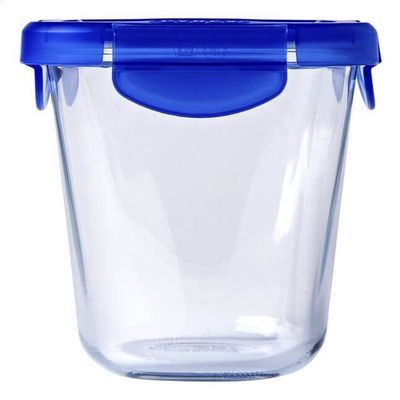 PYREX COOK&GO 12X12XH12CM -0.8L PASTA BOX A/COUVERCLE HERMETIQUE-BOROSILICATE -40+300°