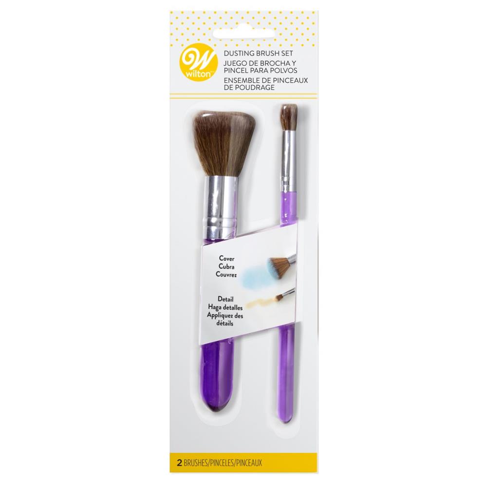 WILTON SET OF 2 BRUSHES FOR POWDER COLOR