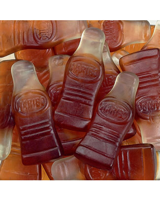 HARIBO CANDIES LARGE BOTTLES COLA HAPPY 1KG