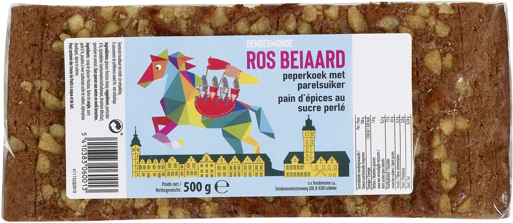 SUGAR GINGERBREAD 'T ROS BELAARD 500G