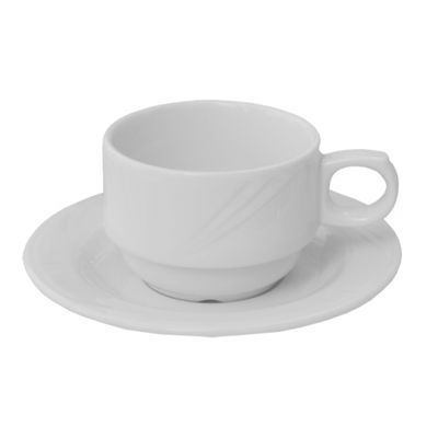 ARCADIA TASSE 16 CL  DIAM 8XHT5.8CMPORCELAINE BLANCHE