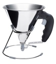 KWIK MINI FUNNEL PISTON STAINLESS STEEL 0.8L W/HOLDER