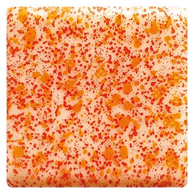 PCB Squares WC Gespikkeld rood 3 cm 280pces ***s/cd***