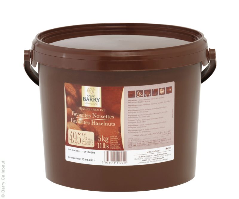 BARRY M-8G310-N-604/PRN-HA50CBY-E0-T60 PRALINE  AMANDELNOTEN 2 EMMERS X5 KG ***OP/BESTELD***