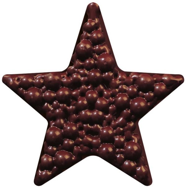 004906 PCB STARS CN BUBBLES 6.3X6.4 CM 48PCES ***S/CD***