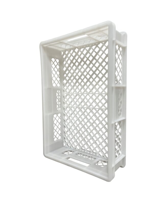 WHITE PLASTIC TRAY 60X40 HT15CM ALL OPENWORK *SCDE*