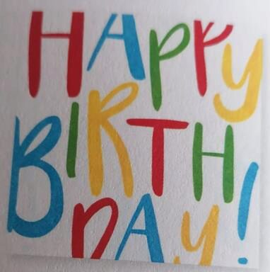 HOME FASHION SERVIETTE 33X33CM HAPPY BIRTHDAY PAQUET DE 20PCES