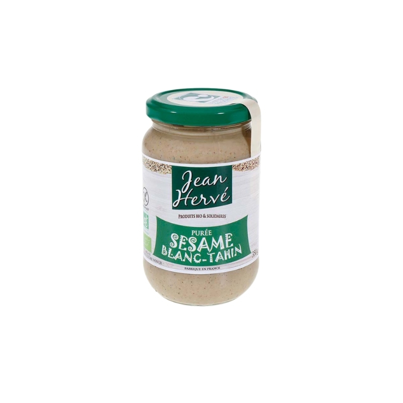 JEAN HERVÉ WHITE SESAME PUREE - ORGANIC TAHIN 350GR