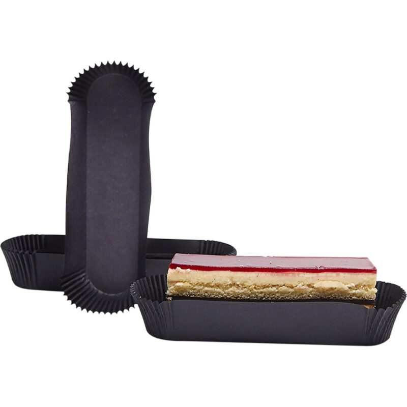 CUVETTE NOIRE ALLONGEE POUR MAXI ECLAIR 136 X 34 28MM  BOITE DE 1000 PCES FOST+ 2025 INCLUS (0,142785 €)