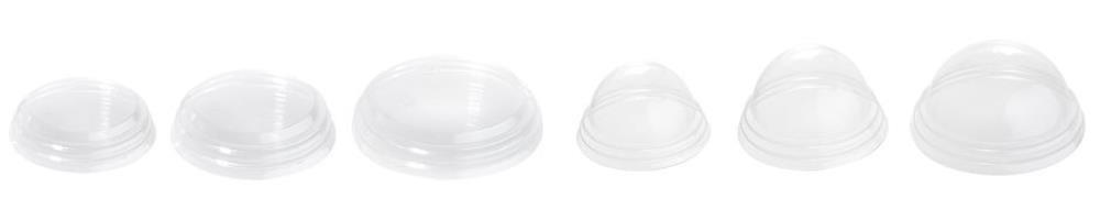 COUVERCLE PLAT TRANSPARENT POUR 80CC/120CC  50PCES