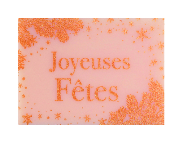 088032 PCB RECTANGLES CB FÊTES POUDRÉES 4X2,9CM 60PCS ***S/CDE***