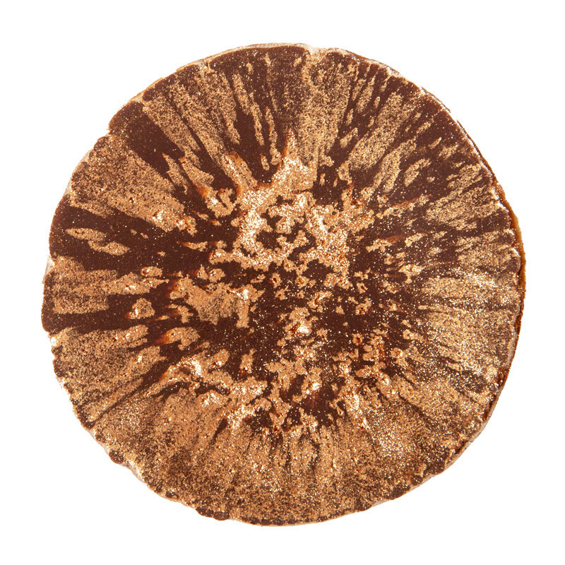 1034766 PLAQUETTE GOLDCLASH CHOCOLAT AU LAIT 4CM 100PCES (=2034766)