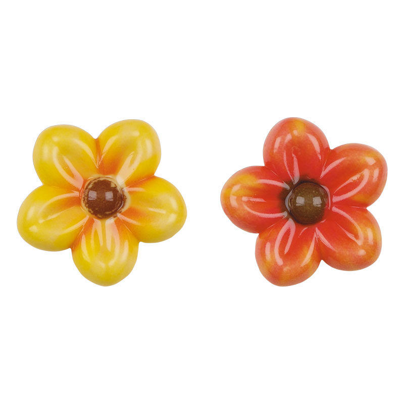 2032600 YELLOW AND RED FLOWER 24PCS ***ON ORDER***