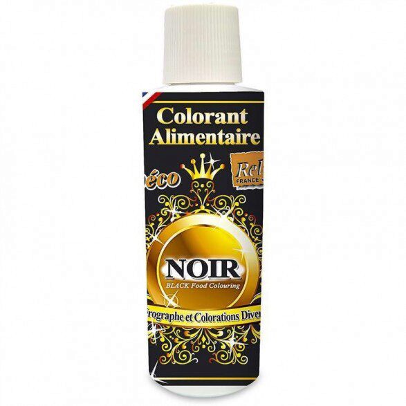 ZWARTE VLOEIBARE VOEDSELKLEURSTOF 125ML