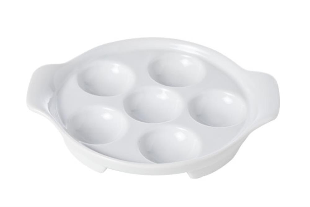 SLAKKENSCHAAL 6 GATEN DIA 14,5-17,5XH2,7CM + 2 HANDGREPEN*