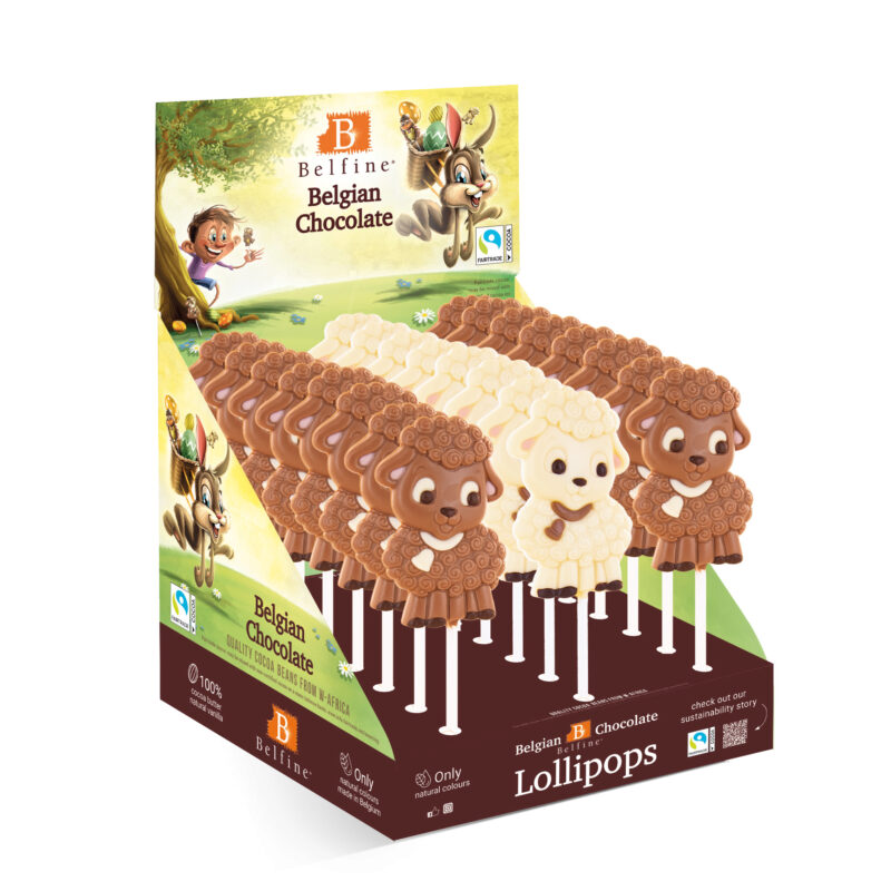 SUCETTES AGNEAUX BETTY ASSORTIES LAIT 14.9CM 24X35GR