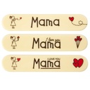 2010830 PLAQUETTE ECLAIR MAMA 15X3 CM CHOCOLAT 35 PCES ***S/CD***