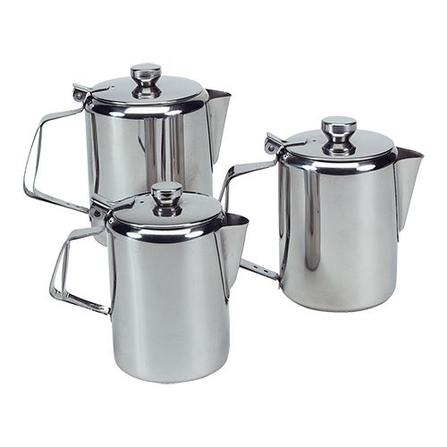 18/8 STAINLESS STEEL COFFEE POT 0.5L DIAM 7XH12CM