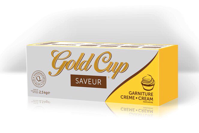 VAMIX GOLD CUP SAVEUR MARGARINE CREME EN BLOC   4 X 2,5 KG