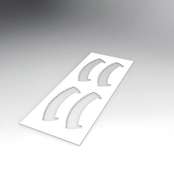 PCB  060326 voor zagen 15x5,3 cm - 4 poses 1pce ***s/cd***