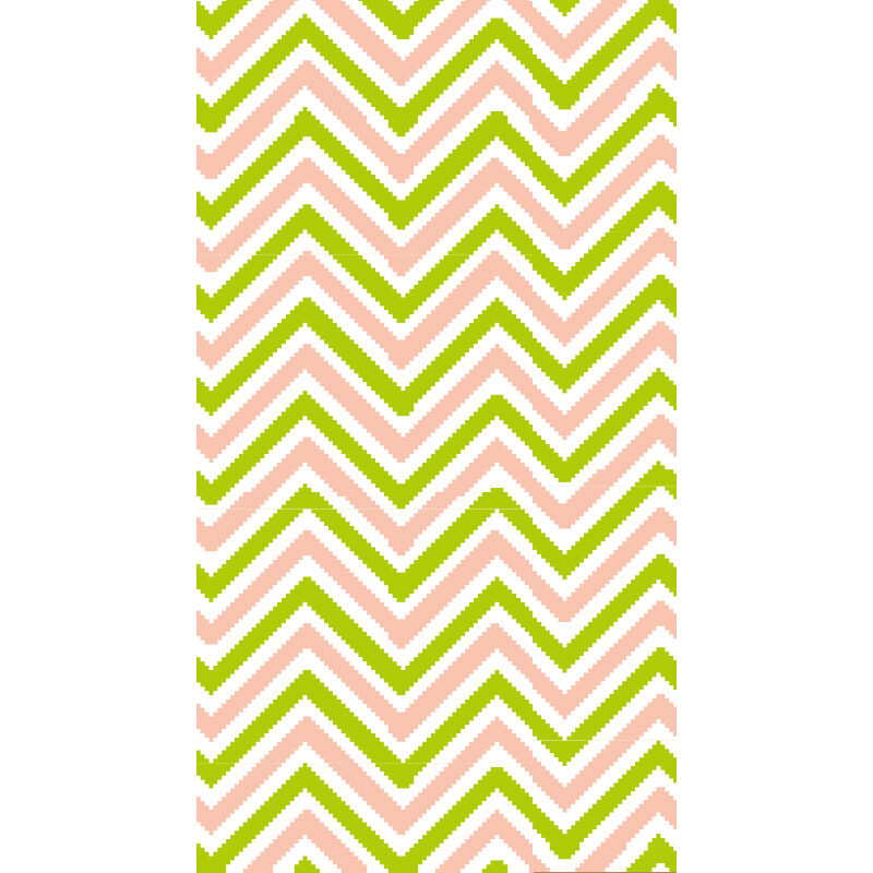 46687 ZIGZAG TRANSFER SHEET GREEN/PINK 40X30CM 30 PCES ***ON/ORDER***
