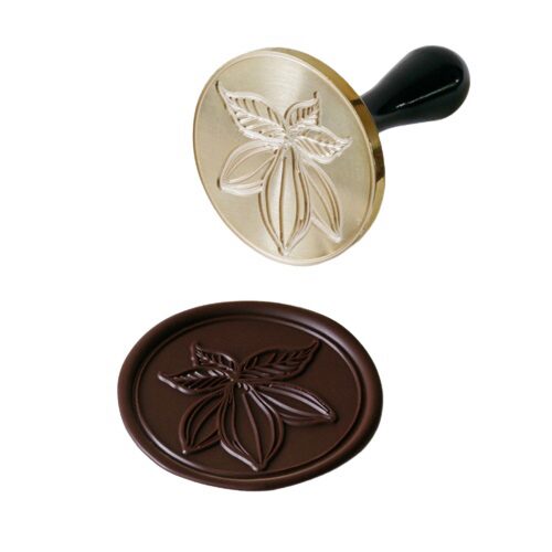 CHOCOLATE STAMP COCOA BEAN Ø 6CM