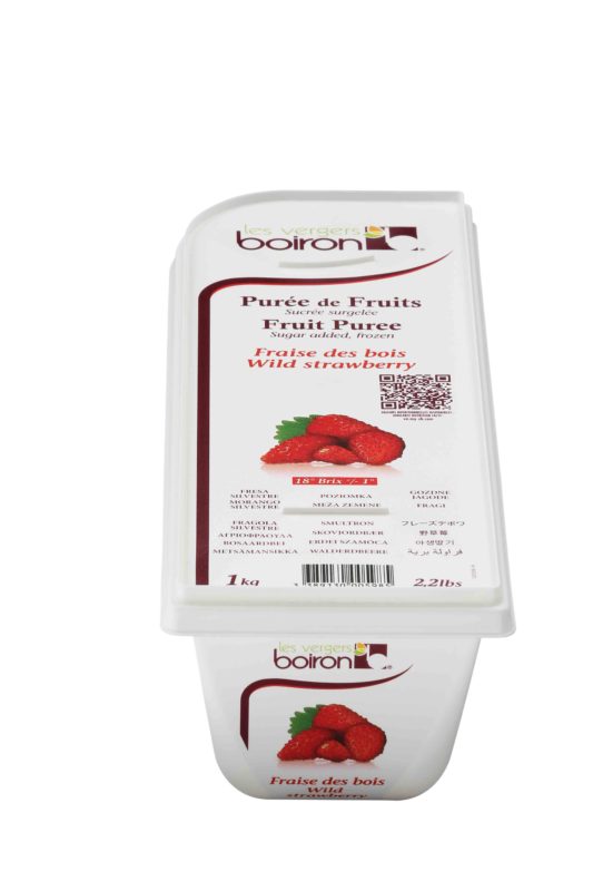 ❄️BOIRON 598 PUREE FRAISE DES BOIS 100% 1KG