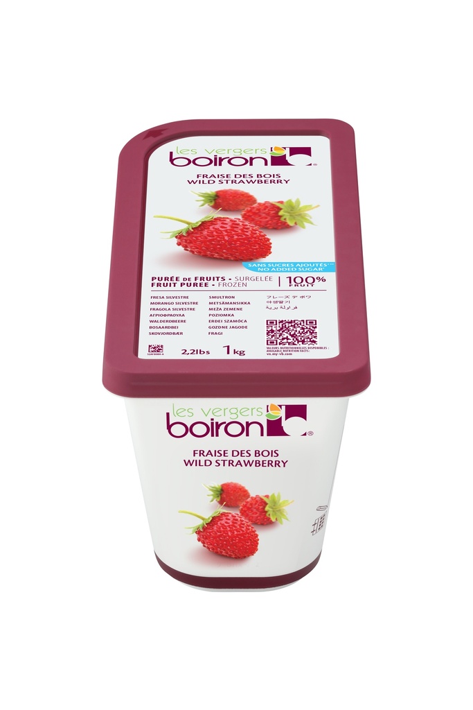 ❄️BOIRON 598 PUREE FRAISE DES BOIS 100% 1KG