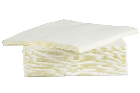 C&T PROF SERVET CRÈME WIT 38X38CM 40 STUKS