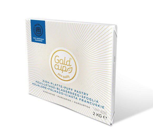 VAMIX GOLD CUP PUFF PASTRY MARGARINE IN 6X 2 KG SHEETS