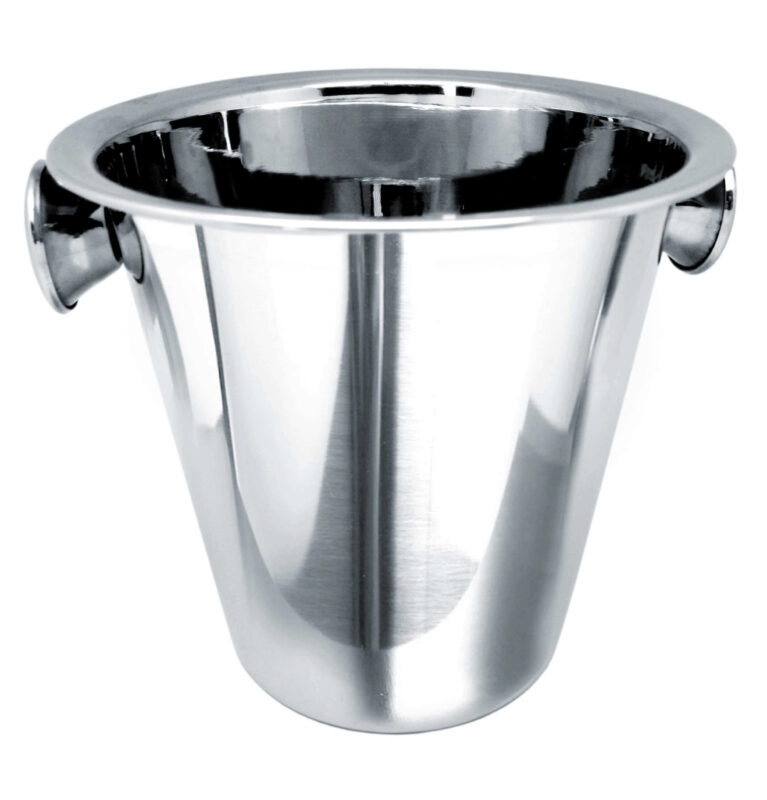 VIN BOUQUET SEAU A CHAMPAGNE INOX 2 POIGNEES PLEINES