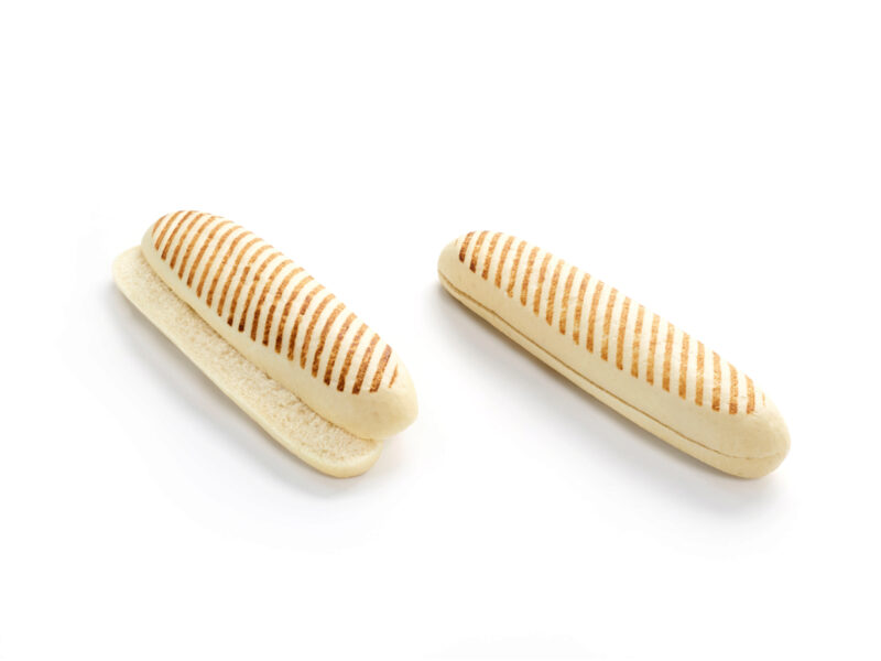 ❄️DAUPHINE 2104154 PRE-GRILLED WHITE PANINI PRE-CUT 27CM 45X125GR